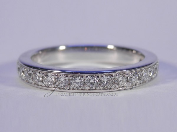 Wedding Ring in 18K White Gold