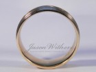 White & Yellow Gold Mens Ring - Photo #3