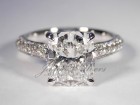 3.02 Ct's Cushion Diamond Ring