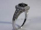 1Ct. Dark Green Sapphire - Photo #3